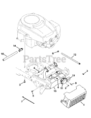 Huskee 13WX791T031 - Huskee Lawn Tractor (2010) (Tractor Supply) Engine Accessories Kohler