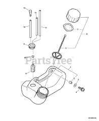 Echo SRM-210 - Echo String Trimmer (SN: 07001001 - 07999999) Fuel System
