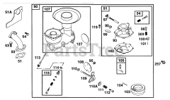 Briggs & Stratton 252417-0727-01 - Briggs & Stratton Horizontal Engine