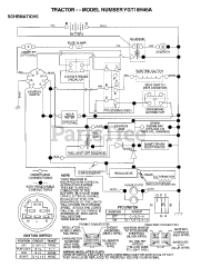 Electrolux/AYP Y GT 18H46 A - Electrolux/AYP Garden Tractor (1997) SCHEMATIC