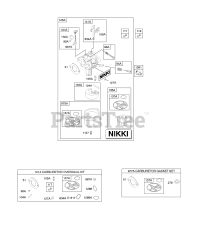 Briggs & Stratton 210702-0117-E1 - Briggs & Stratton Vertical Engine Carburetor, Kit/Gasket Sets - Carburetor