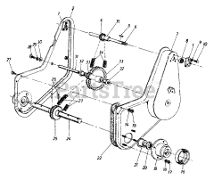 White Outdoor 190-766-190 - White Outdoor 8hp Tiller Attachment (1994)