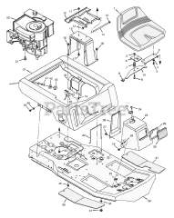 Briggs & Stratton 30546x199A - Briggs & Stratton 30" Rear-Engine Riding Mower (1997) (AAFES)