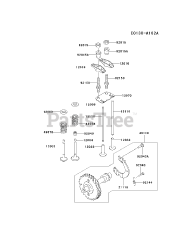 Kawasaki FE120D-CS07 - Kawasaki Engine VALVE/CAMSHAFT