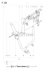 Husqvarna 327 LX - Husqvarna String Trimmer (SN: 20080900001 - 20090100000) THROTTLE CONTROLS