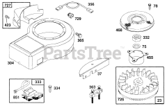 Briggs & Stratton 257707-0137-01 - Briggs & Stratton Vertical Engine