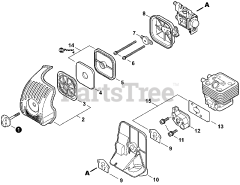 Echo SHC-266 - Echo Shaft Hedge Trimmer (SN: T44113001001 - T44113999999) Intake S/N T44113001041 - T44113999999