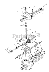 MTD 135G679H000 - MTD Lawn Tractor (1995) Transaxle Assembly