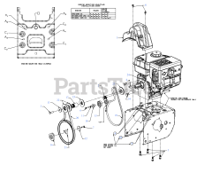 Cub Cadet 2X 26 TRAC (31AH7FVM710) - Cub Cadet 2X 26" TRAC Snow Thrower (2020) Engine Drive