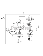 MTD 4P90JHA - MTD Engine 4P90JHA Starter Assembly