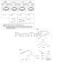 Briggs & Stratton 441677-0136-E1 - Briggs & Stratton Vertical Engine Alternator, Fuel Supply, Ignition