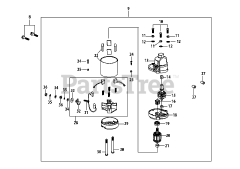 MTD 4P90JUB - MTD Engine 4P90JUB Starter Assembly