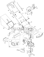 White Outdoor 12AV839S290 - White Outdoor 21" Walk-Behind Mower (2007)