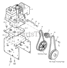 Murray 624505x85C - Murray 24" Snow Thrower (2001)
