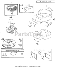 Cub Cadet 1170 (13CD608G101) - Cub Cadet Lawn Tractor (SN: 1I010H - 1H311H) (2001) Flywheel &amp; Blower