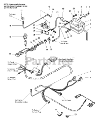 Massey Ferguson 2514 H (1693348) - Massey Ferguson 38" Lawn Tractor, 14hp Electrical Group - Hydro Models