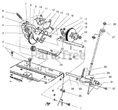Toro 38062 (622) - Toro 22" Snow Thrower (SN: 089000001 - 089999999) (1998) TRACTION ASSEMBLY (Continued)