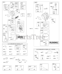 Briggs & Stratton 31S977-0003-B1 - Briggs & Stratton Vertical Engine CARBURETOR, FUEL SUPPLY, KIT - CARBURETOR OVERHAUL