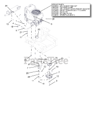 Gravely 991115 (Pro-Turn 148) - Gravely Pro-Turn 48" Zero-Turn Mower (SN: 041000 & Above) Engine - Kohler Confident ZT730