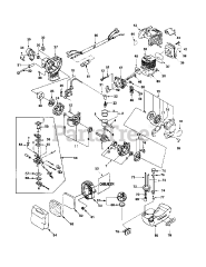 MTD ST 26 - MTD Pro String Trimmer Engine Assembly