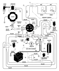Murray 46103B - Murray 46" Garden Tractor (2000) Electrical System