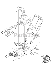 Yard Machines 31A-32AD700 - Yard Machines Snow Thrower (2012) Handle, Frame &amp; Drive System