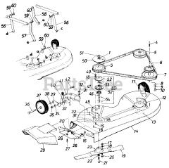 White Outdoor LT-80 (136-690-190) - White Outdoor 34" Lawn Tractor (1986)