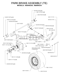 Husqvarna iZ 4817 T (968999255) - Husqvarna 48" Zero-Turn Mower (2005-08) BRAKE / REAR MOWER LIFT 2