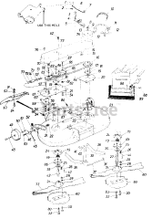 MTD 196-931-000 - MTD Mower Deck Assembly Only (1986)
