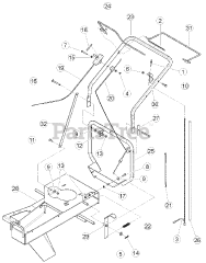 Bear Cat SG 340 - Bear Cat Stump Grinder, 340cc Honda (SN: B00001 - C09759)