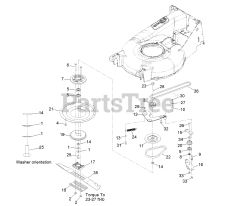 Exmark ECXKABBC21 - Exmark 21" X-Series Walk-Behind Mower, Kawasaki FJ180V, BBC (SN: 000920000 - 000999999) (2011)