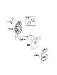 Briggs & Stratton 9P602-0091-H5 - Briggs & Stratton Vertical Engine