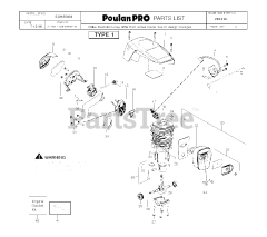 Poulan Pro PP 4218 - Poulan Pro Chainsaw (2012-01) ENGINE
