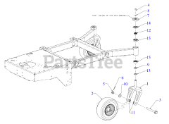 Cub Cadet PRO HW 300 348 (55RI6HNS050) - Cub Cadet Walk-Behind Mower (2022) Front Axle