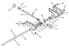Lawn-Boy 55384 A (ST 1032) - Lawn-Boy 32" Snow Thrower (SN: J00000001 - J99999999) (1990) Gear Case Parts And Parts List