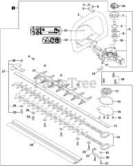 Echo HC-2020 - Echo Hedge Trimmer (SN: U15015001001 - U15015999999)