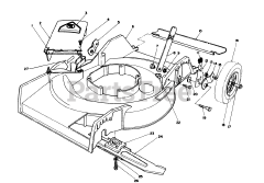 Toro 16775 - Toro Walk-Behind Mower (SN: 009000001 - 009999999) (1989) Housing Assembly