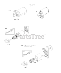 Briggs & Stratton 309447-0100-E1 - Briggs & Stratton Horizontal Engine Electric Starter