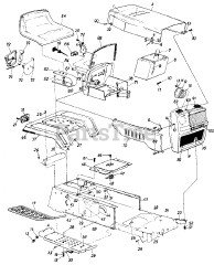 MTD 13655-7 - MTD Lawn Tractor (1987)