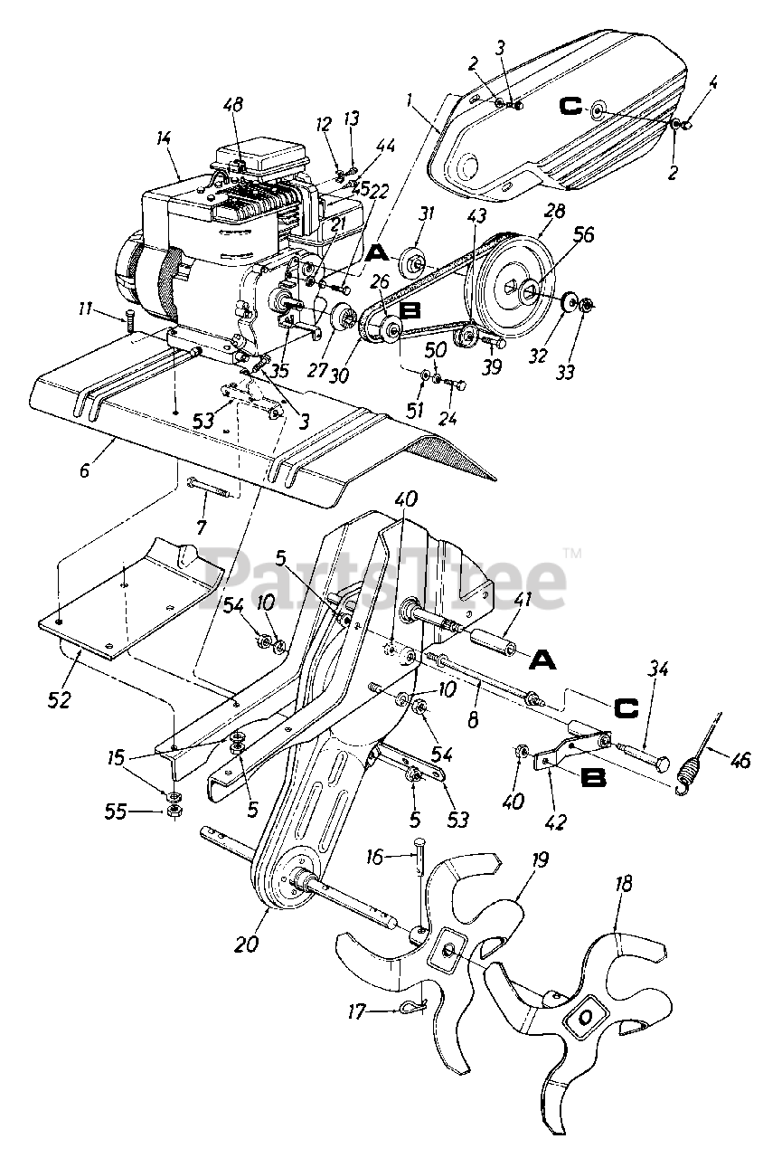 Ranch King 214340205 Ranch King Tiller (1994) General Assembly