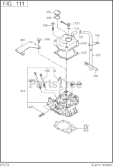 Subaru Robin DY272DS4020 (DY27-2) - Subaru Robin Engine, Diesel 111 Crankcase