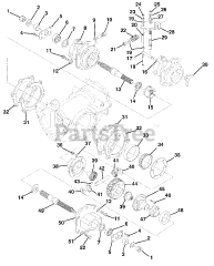 Gravely 985117 - Gravely Walk-Behind 2-Wheel Tractor, 13.5hp Robin Subaru, Electric Start (SN: 000101 & Above) Locking Differential - 2 Speed