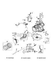 Troy-Bilt 1X65LU - Troy-Bilt Engine 1X65LU Crankcase