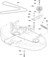 Simplicity 1695404 - Simplicity 38" Mower Deck 38" Mower Deck - Clutch &amp; Support Group