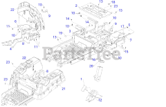 Cub Cadet Z-Force SX60 KW FAB (17RIDGJD010) - Cub Cadet 60" Z-Force S Zero-Turn Mower, Fab Deck, Kawasaki (2019) Platform