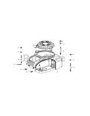 Troy-Bilt 4P90M0 - Troy-Bilt Engine 4P90M0 Engine Shroud