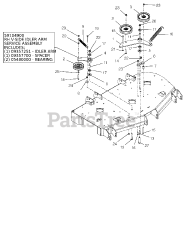 Gravely 991128 (Pro-Turn 148) - Gravely Pro-Turn 48" Zero-Turn Mower, Kawasaki FX (SN: 000101 - 009999)
