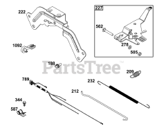 Briggs & Stratton 613277-0120-E1 - Briggs & Stratton Horizontal Engine Controls Group
