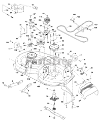 Murray MS 18542 (96044000800) - Murray 42" Lawn Tractor (2013)
