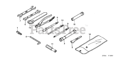Honda BF200 A4 XA (BAEJ) - Honda Marine Engine, Made in Japan (SN: BAEJ-1200001 - BAEJ-1299999) TOOLS